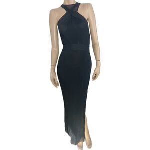 HERVE LEGER Pencil Dress In Black SIZE XS
